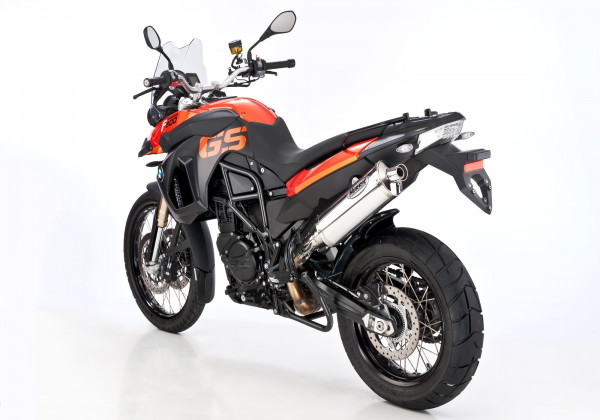 Auspuff Hurric RAC1 oval BMW F 800 GS Bj 2017 bis 2018