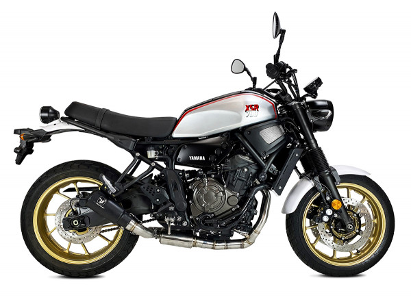 Auspuff Ixil IXRACE MK2 schwarz rund passend für Yamaha XSR 700 Bj 2021 bis 2024