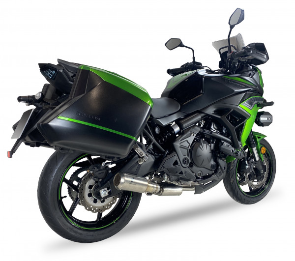 Auspuff Ixil IXRACE MK2 Edelstahl rund passend für Kawasaki Versys 650 2023 bis 2026