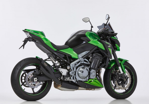 Auspuff Hurric Pro 2 schwarz Kawasaki Z 900 Bj 2017 bis 2019