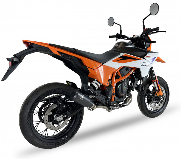 Auspuff Ixil IXRACE MK2 schwarz rund passend für KTM 125 SMC R 125 Enduro R Bj 2025-2026