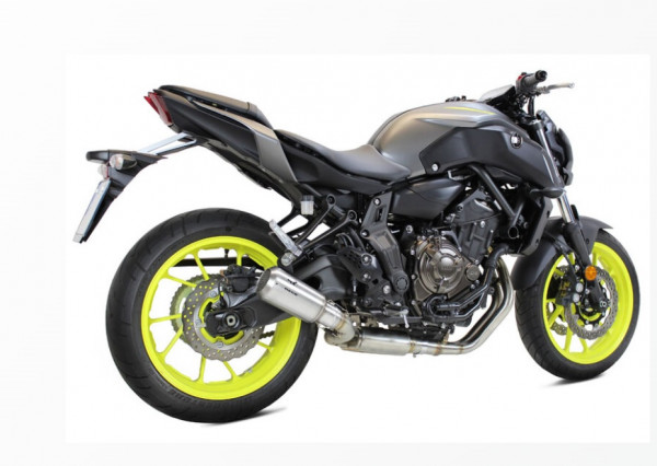 Auspuff Ixil IXRACE MK2 Edelstahl rund passend für Yamaha MT 07 Bj 2014 bis 2020