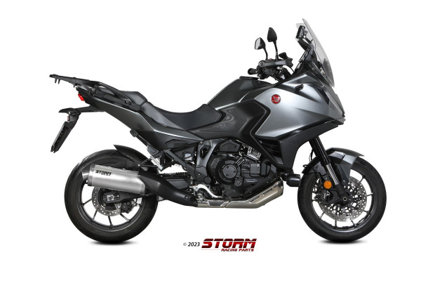 Auspuff Storm oval 400 mm passend für Honda NT 1100 Bj 2022 bis 2024
