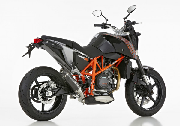 Auspuff Shark Street GP Carbon rund KTM Duke 690 Bj 2012 bis 2015