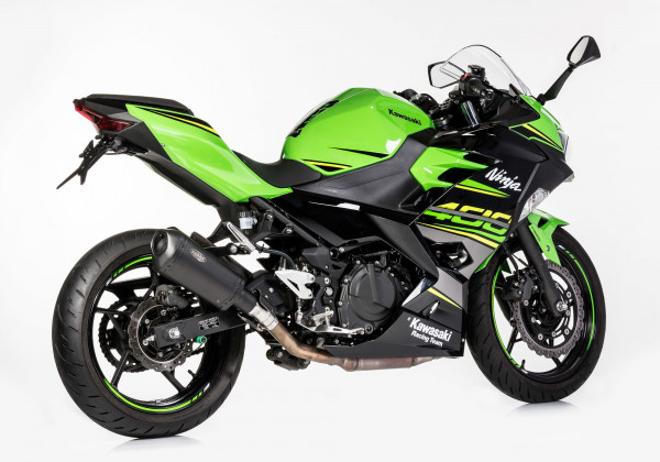 Auspuff Shark DSX 10 schwarz Kawasaki Ninja 400 Bj 2018 bis 2021