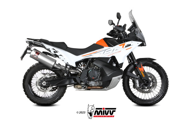 Auspuff MiVV Dakar oval passend für KTM 790 Adventure 790 Adventure R Bj 2019 bis 2026