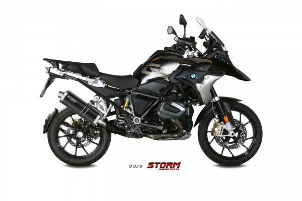 Auspuff Storm oval 400 mm passend für BMW R 1250 GS Bj 2018 bis 2023