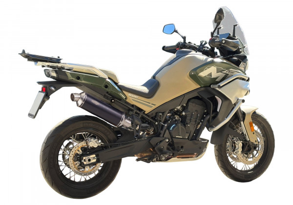 Auspuff Shark Trophy schwarz passend für CF Moto 800 MT Bj 2022 bis 2026
