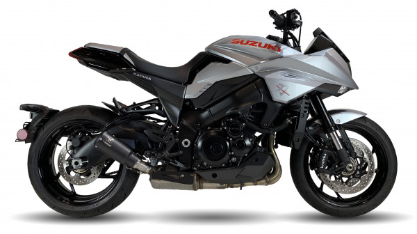 Auspuff Ixil IXRACE MK2 schwarz rund passend für Suzuki GSX-S 1000 Katana 1000 Bj 2021 bis 2025