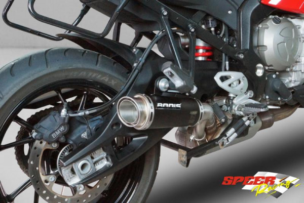 Auspuff Bodis GPC RSII schwarz rund BMW S 1000 XR Bj 2015 bis 2019