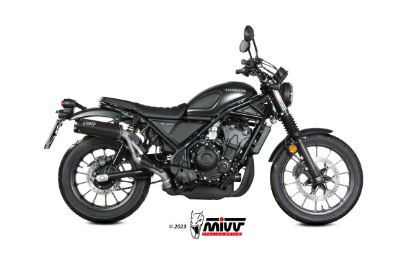 Auspuff MiVV HR 1 schwarz passend für Honda CL 500 Baujahr 2023 bis 2024