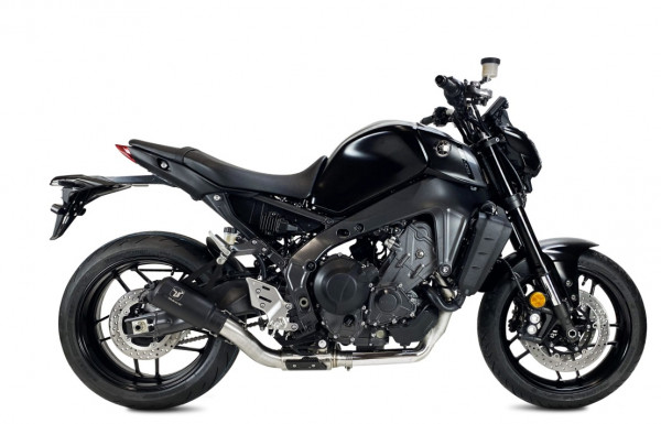 Auspuff Ixil IXRACE MK2 schwarz rund passend für Yamaha MT 09 Bj 2021 bis 2023