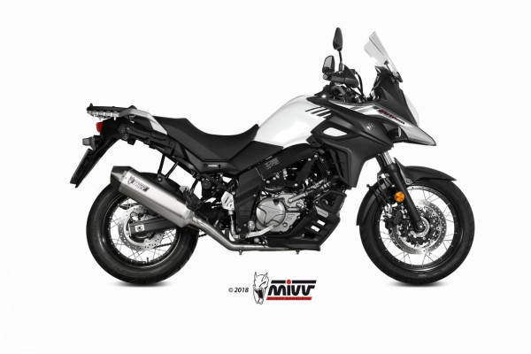 Auspuff MiVV Speed Edge KAT Suzuki DL 650 V Strom / XT Bj 2017 bis 2022