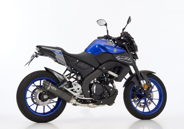 Auspuff Shark Street GP Carbon rund KAT Yamaha MT 125 Bj 2019 bis 2024