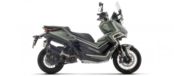 Auspuff Arrow Urban Dark passend für Zontes ZT 368 G ZT 368 E Bj 2025-2026