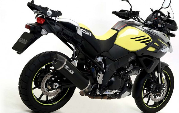 Auspuff Arrow Race Tech Carbonendkappe passend für Suzuki DL 1050 V Strom Bj 2020 bis 2024