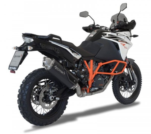 Auspuff HP Corse 4-Track R schwarz passend für KTM 1090 / 1190 Adventure 1290 Super Adventure Bj 201