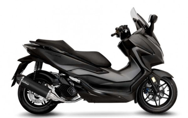 Auspuff Leovince Nero KAT passend für Honda Forza 125 Bj 2021 bis 2024