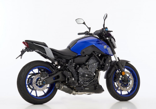 Auspuff Shark Street GP Carbon rund KAT Yamaha MT 07 Bj 2021 bis 2024