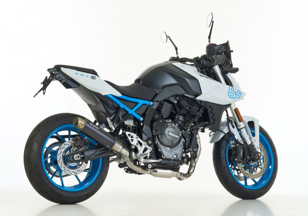 Auspuff Shark SRC 4 schwarz rund KAT passend für Suzuki GSX 8S GSX 8R Bj 2025 bis 2026