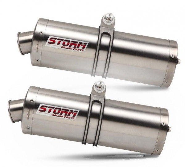 Auspuff Storm oval 400 mm Suzuki TL 1000 R Bj 1998 bis 2002