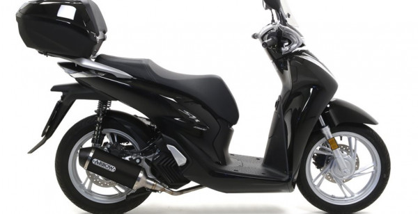 Auspuff Arrow Urban Dark Line KAT passend für Honda SH 125i SH 150i Bj 2020 bis 2023