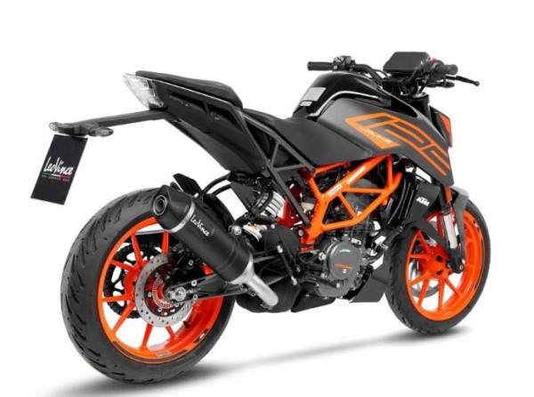 Auspuff Leovince EVO Black Edition KTM Duke 390 ab Bj 2021 bis 2023