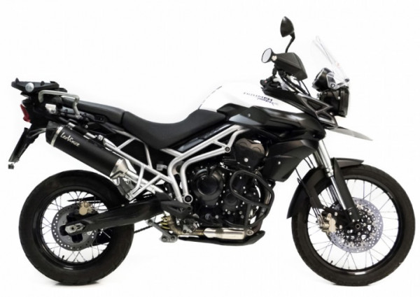 Auspuff Leovince Nero passend für Triumph Tiger 800 Bj 2011 bis 2016