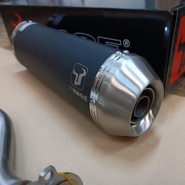 Auspuff Ixil IXRACE Pure Black passend für Yamaha WR 125 R WR 125 X Bj 2009 bis 2016