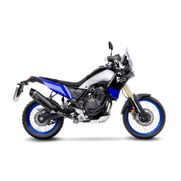 Auspuff Leovince EVO schwarz Yamaha Tenere 700 Bj 2019 bis 2023