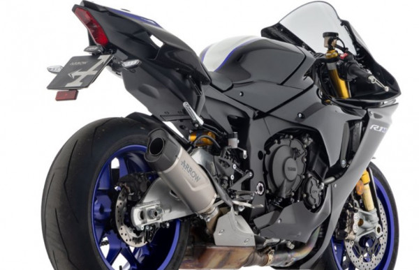 Auspuff Arrow Indy Race Evo Carbonkappe passend für Yamaha YZF R 1 Bj 2025