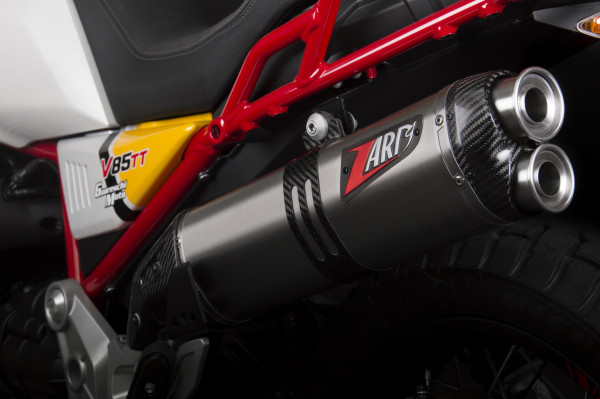 Auspuff Zard Titan Moto Guzzi V85TT Bj 2021 bis 2023