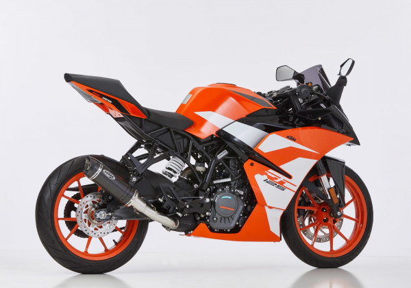 Auspuff Shark Street GP Carbon rund KTM RC 390 Bj 2017 bis 2020