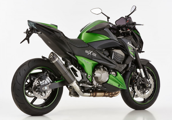 Auspuff Shark Street GP Carbon rund Kawasaki Z 800 e Bj 2013 bis 2016