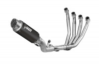 Auspuff MiVV GP Pro schwarz mit  KAT passend für Honda CB 650 R CBR 650 R 2019 2021 22 2023 Auspuff MiVV GP Pro schwarz mit  KAT passend für Honda CB 650 R CBR 650 R 2019 2021 22 2023