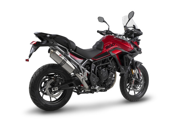 Auspuff Zard Edelstahl passend für Triumph Tiger 900 Bj 2024 bis 2025
