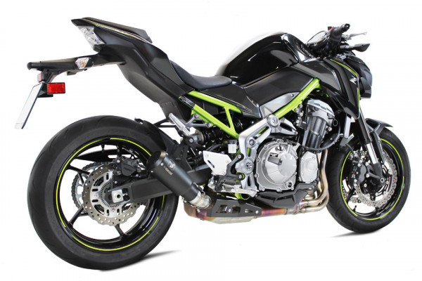 Auspuff Ixil IXRACE MK2 schwarz rund passend für Kawasaki Z 900 Bj 2020 bis 2024