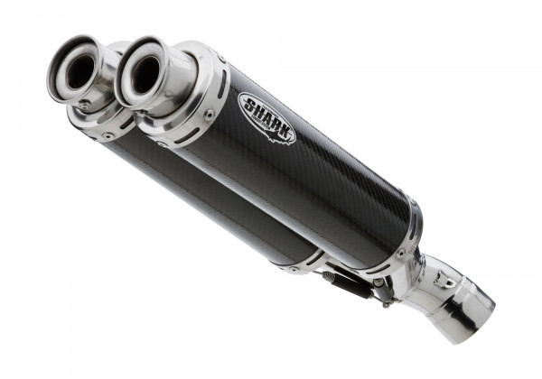 Auspuff Shark Track 1000 Carbon rund passend für Suzuki GSR 600 Bj 2006 bis 2011