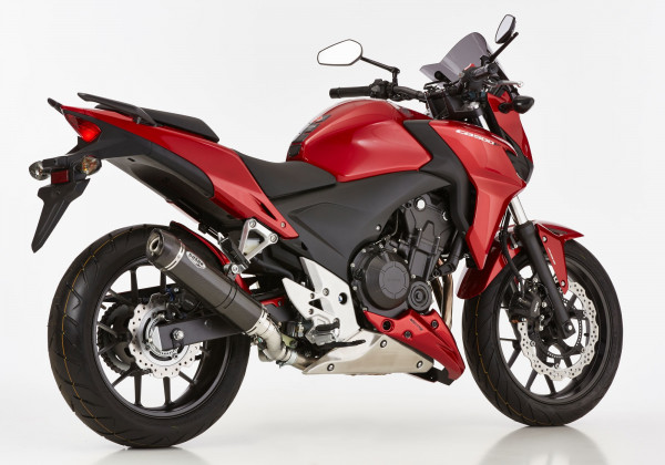 Auspuff Shark Street GP Carbon rund Honda CB 500 X Bj 2013 bis 2015