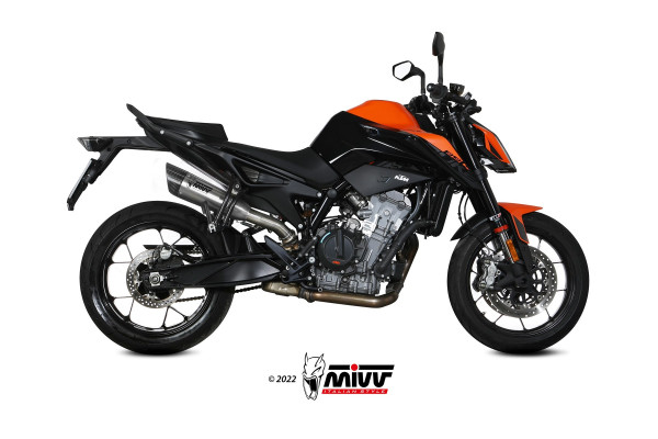 Auspuff MiVV X-M5 rund passend für KTM Duke 790 Duke 890 Bj 2018 bis 2026