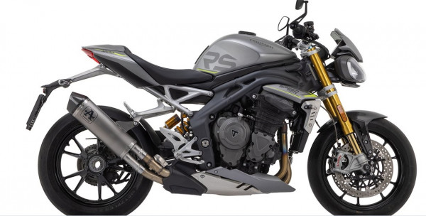 Auspuff Arrow Race Tech Titan mit Carbonkappe Triumph Street Triple 1200 RS / RR Bj 2021 bis 2023