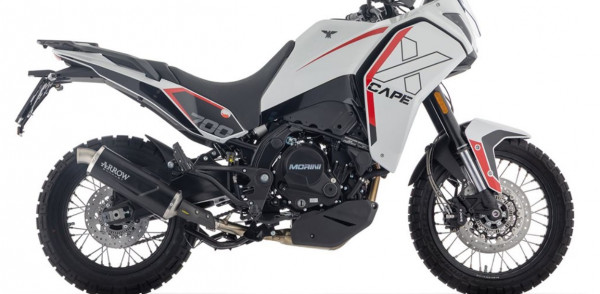 Auspuff Arrow Indy Race EVO schwarz passend für Moto Morini X-Cape 700 Bj 2025 bis 2026