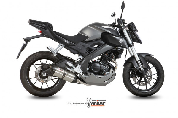 Auspuff MiVV Suono KAT Yamaha MT 125 Bj 2015 bis 2018