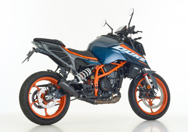Auspuff Shark RCT schwarz rund passend für KTM Duke 125 Bj 2024 bis 2025