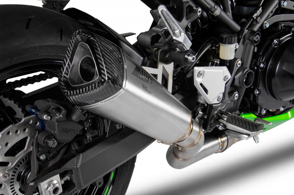 Auspuffanlage Komplettanlage Zard konisch Titan Kawasaki Z 900 A2 Bj 2017 bis 2024