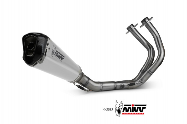 Auspuff MiVV Delta Race KAT passend für Kawasaki Ninja 650 Z 650 Bj 2017 bis 2023