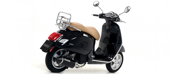 Auspuff Arrow Urban Dark Line KAT Vespa GTS 125 i.e. Bj 2017 bis 2019