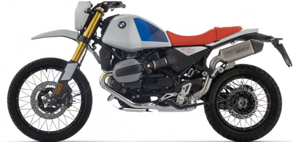 Auspuff Arrow Indy Race Titan Carbonkappe High passend für BMW R12 G R12 S Bj 2025