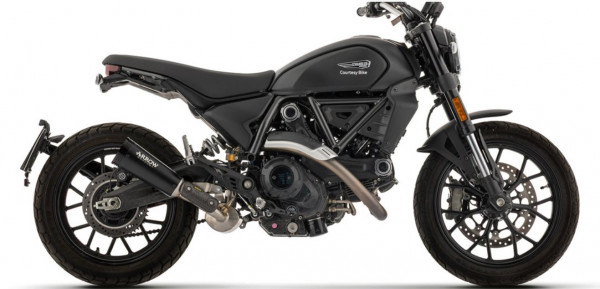 Auspuff Arrow Rebel Dark passend für Ducati Scrambler 800 Bj 2025 bis 2026