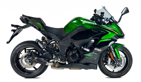 Auspuff Ixil IXRACE MK2 schwarz rund passend für Kawasaki Ninja 1100 SX Bj 2025